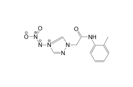 nitro(1-(2-oxo-2-(o-tolylamino)ethyl)-1H-1,2,4-triazol-4-ium-4-yl)amide