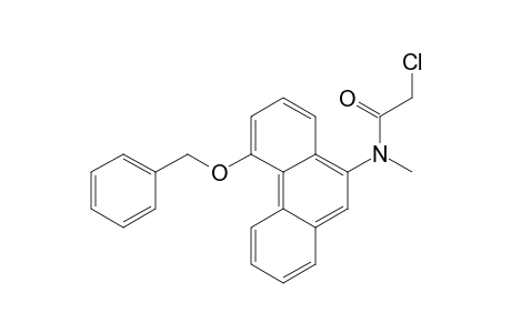 10-N-Methylchloroacetamido-4-benzyloxyphenanthrene