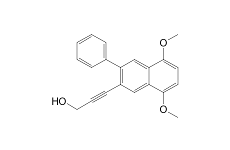 3-(5,8-Dimethoxy-3-phenylnaphthalen-2-yl)prop-2-yn-1-ol