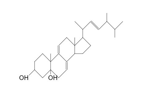 Ergosta-7,9,22-triene-3b,5a-diol
