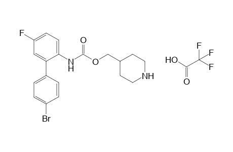 Piperidin-4-ylmethyl(4'-bromo-S-fluoro-1,1'-biphenyl]-2-yl)carbamate trifluoroacetate