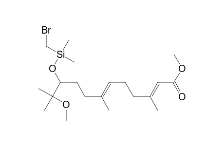 Methyl 10-[(bromomethyl)dimethylsilyloxy]-11-methoxy-3,7,11-trimethyl-2,6-dodecadienoate