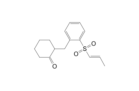 (E)-2-(2-Oxocyclohexyl)methyl-1-propenyl phenyl sulfone
