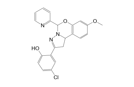 phenol, 2-[1,10b-dihydro-8-methoxy-5-(2-pyridinyl)pyrazolo[1,5-c][1,3]benzoxazin-2-yl]-4-chloro-