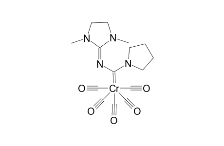 Pentacarbonyl{[(1,3-dimethyl-2-imidazolidinylidene)amino]pyrrolidinocarbene}chromium