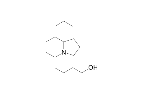 5-(4'-Hydroxybut-1'-yl)-8-propyl-indolizidine
