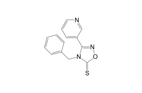 4-benzyl-3-(pyridin-3-yl)-1,2,4-oxadiazole-5(4H)-thione