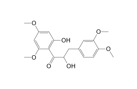 2-Hydroxy-1-(2,4-dimethoxy-6-hydroxyphenyl)-3-(3,4-dimethoxyphenyl)propanone