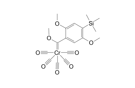 (Methoxy(2,5-dimethoxy-4-(trimethylsilyl)phenylmethylene)pentacarbonylchromium(0)