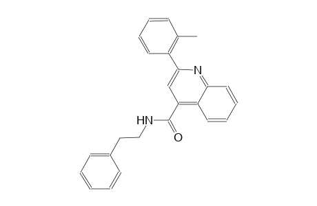 2-(2-methylphenyl)-N-(2-phenylethyl)-4-quinolinecarboxamide