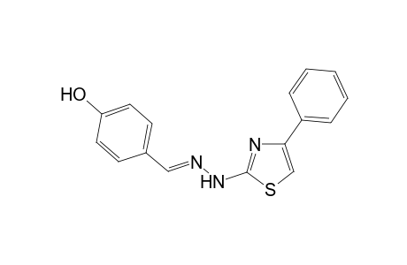 2-(2-(4-Hydroxybenzylidene)hydrazinyl)-4-phenylthiazole