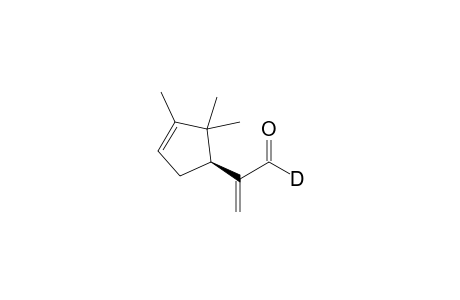 2-[2',2',3'-Trimethylcyclopent-3'-en-1'-yl]-(1-deuterio)prop-2-enal