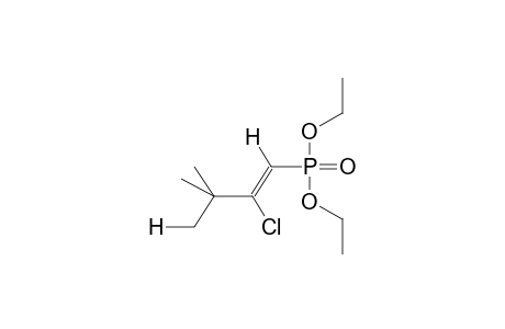 DIETHYL Z-2-CHLORO-2-TERT-BUTYLVINYLPHOSPHONATE