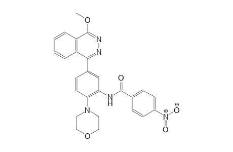 N-[5-(4-methoxy-1-phthalazinyl)-2-(4-morpholinyl)phenyl]-4-nitrobenzamide