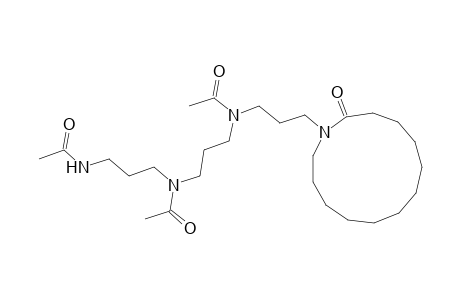Acetamide, N-[3-(acetylamino)propyl]-N-[3-[acetyl[3-(2-oxoazacyclotridec-1-yl)propyl]amino]propyl]-