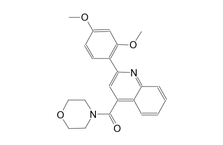 2-(2,4-dimethoxyphenyl)-4-(4-morpholinylcarbonyl)quinoline