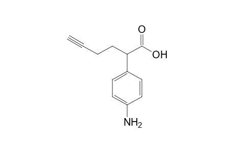 2-(4-Aminophenyl)-5-hexynoic acid
