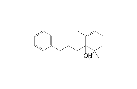 2,6,6-Trimethyl-1-(3-phenylpropyl)cyclohex-2-enol