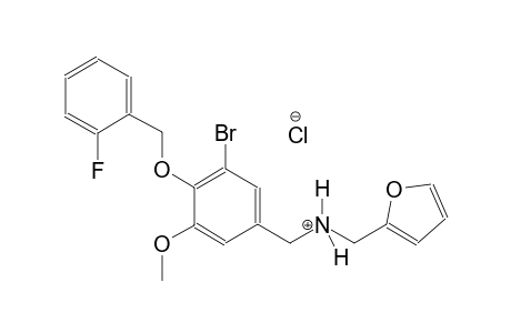 2-furanmethanaminium, N-[[3-bromo-4-[(2-fluorophenyl)methoxy]-5-methoxyphenyl]methyl]-, chloride