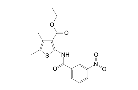 Ethyl 4,5-dimethyl-2-[(3-nitrobenzoyl)amino]-3-thiophenecarboxylate
