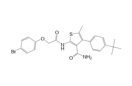 2-{[(4-bromophenoxy)acetyl]amino}-4-(4-tert-butylphenyl)-5-methyl-3-thiophenecarboxamide