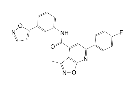 isoxazolo[5,4-b]pyridine-4-carboxamide, 6-(4-fluorophenyl)-N-[3-(5-isoxazolyl)phenyl]-3-methyl-
