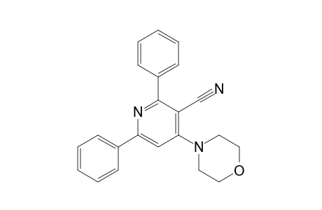 3-Cyano-2,6-diphenyl-4-(morpholino)pyridine