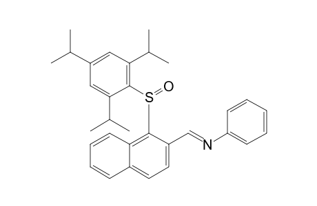 N-Phenyl-[1-(2,4,6-triisopropylphenylsulfinyl)-2-naphthyl]methanimine