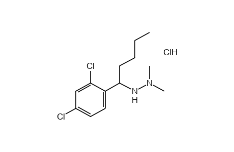 2-(alpha-BUTYL-2,4-DICHLOROBENZYL)-1,1-DIMETHYLHYDRAZINE, HYDROCHLORIDE