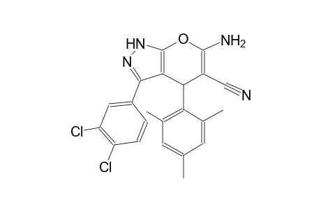 pyrano[2,3-c]pyrazole-5-carbonitrile, 6-amino-3-(3,4-dichlorophenyl)-1,4-dihydro-4-(2,4,6-trimethylphenyl)-