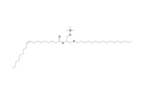 9-Octadecenoic acid (Z)-, 1-[(hexadecyloxy)methyl]-2-[(trimethylsilyl)oxy]ethyl ester
