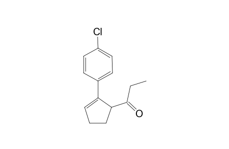 1-(2-(4-chlorophenyl)cyclopent-2-enyl)propan-1-one