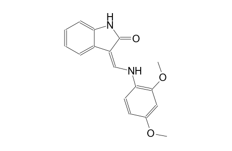 (3Z)-3-[(2,4-dimethoxyanilino)methylene]-1,3-dihydro-2H-indol-2-one