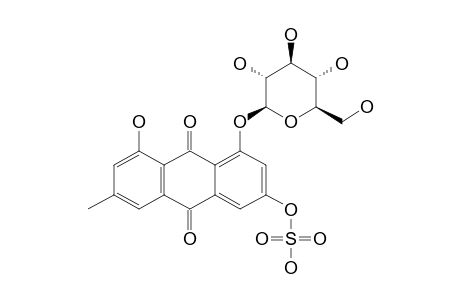 EMODIN-8-O-BETA-D-GLUCOPYRANOSYL-6-O-SULFATE