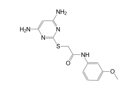 acetamide, 2-[(4,6-diamino-2-pyrimidinyl)thio]-N-(3-methoxyphenyl)-