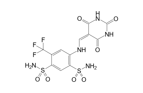 4-(Trifluoromethyl)-6-{[(2,4,6-trioxotetrahydropyrimidin-5(2H)-ylidene)methyl]amino}benzene-1,3-disulfonamide