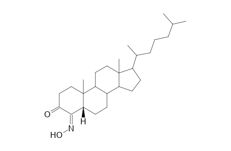 4.beta.-hydroxyimino-5.beta.-chlolestan-3-one