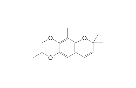 6-Ethoxy-7-methoxy-2,2,8-trimethyl-1-benzopyran