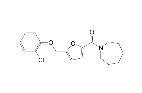 1-{5-[(2-chlorophenoxy)methyl]-2-furoyl}hexahydro-1H-azepine