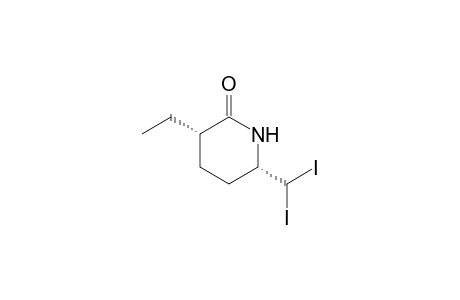 (3S*,6S*)-6-(Diiodomethyl)-3-ethylpiperidin-2-one
