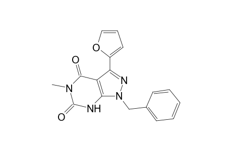 1-Benzyl-3-(2-furyl)-5-methyl-1H-pyrazolo[3,4-d]pyrimidine-4,6(5H,7H)-dione
