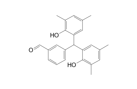 3-[bis(2-hydroxy-3,5-dimethyl-phenyl)methyl]benzaldehyde