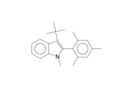 1H-Indole, 3-t-butyl-2-mesityl-1-methyl-