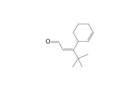 (E)-3-(cyclohex-2-en-1-yl)-4,4-dimethylpent-2-enal