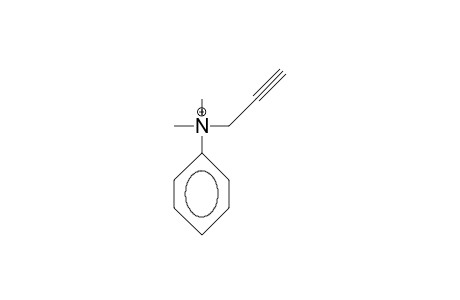 N-Dimethyl-N-phenyl-2-propynylammonium cation