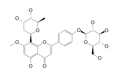 8-C-BETA-D-DIGITOXOPYRANOSYL-4'-O-BETA-D-GLUCOPYRANOSYLAPIGENIN