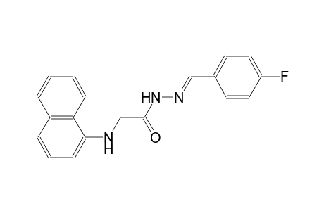 acetic acid, (1-naphthalenylamino)-, 2-[(E)-(4-fluorophenyl)methylidene]hydrazide
