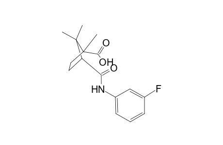 3-[(3-fluoroanilino)-oxomethyl]-1,2,2-trimethyl-1-cyclopentanecarboxylic acid