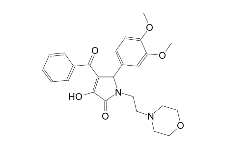 2H-pyrrol-2-one, 4-benzoyl-5-(3,4-dimethoxyphenyl)-1,5-dihydro-3-hydroxy-1-[2-(4-morpholinyl)ethyl]-