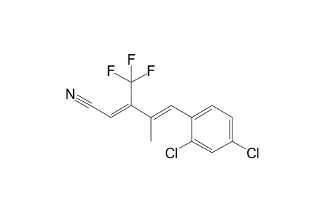 5-(2,4-Dichlorophenyl)-4-methyl-3-trifluoromethylpenta-2Z,4E-dienenitrile